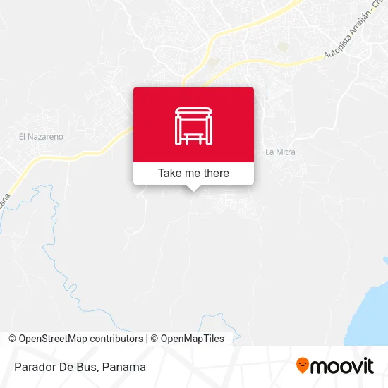 Parador De Bus map