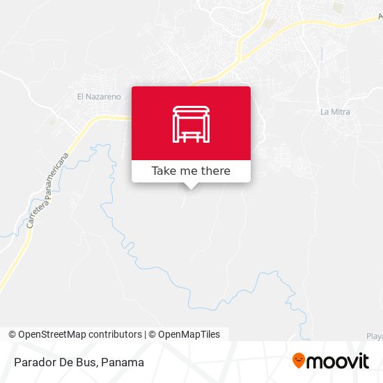 Parador De Bus map