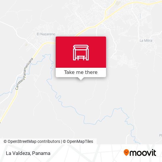 La Valdeza map