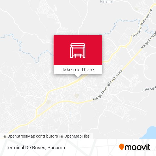 Mapa de Terminal De Buses