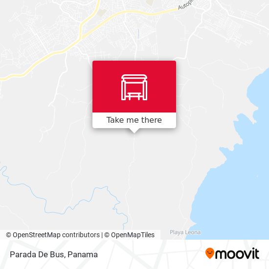 Mapa de Parada De Bus