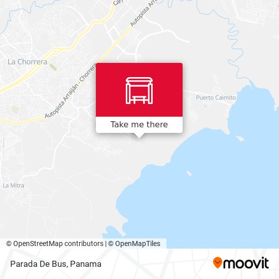 Mapa de Parada De Bus