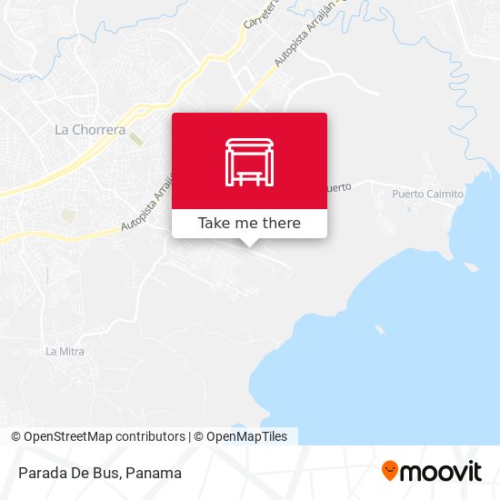Mapa de Parada De Bus