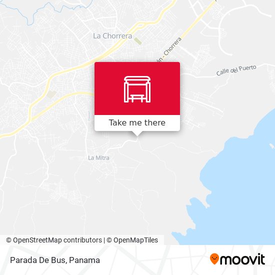 Mapa de Parada De Bus