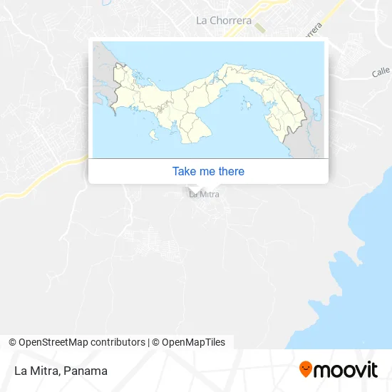 La Mitra map