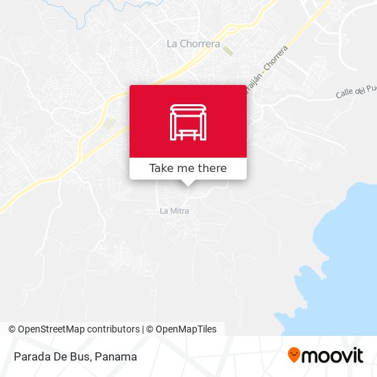 Mapa de Parada De Bus