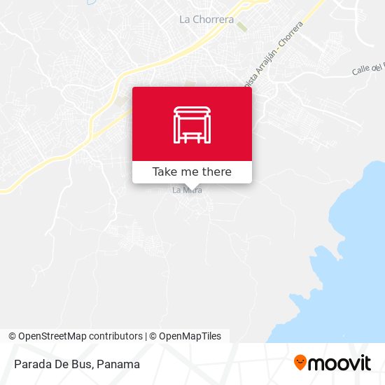 Mapa de Parada De Bus