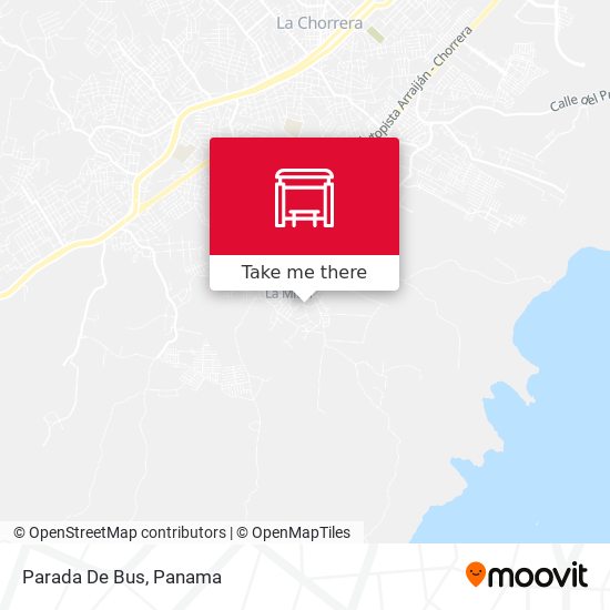 Mapa de Parada De Bus