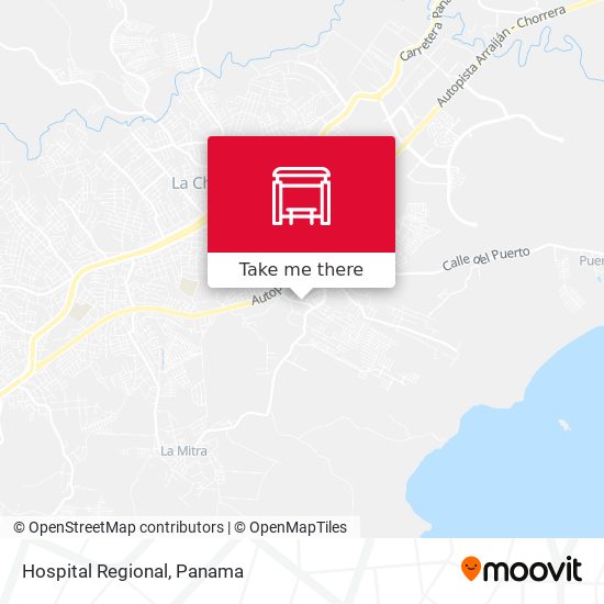 Hospital Regional map