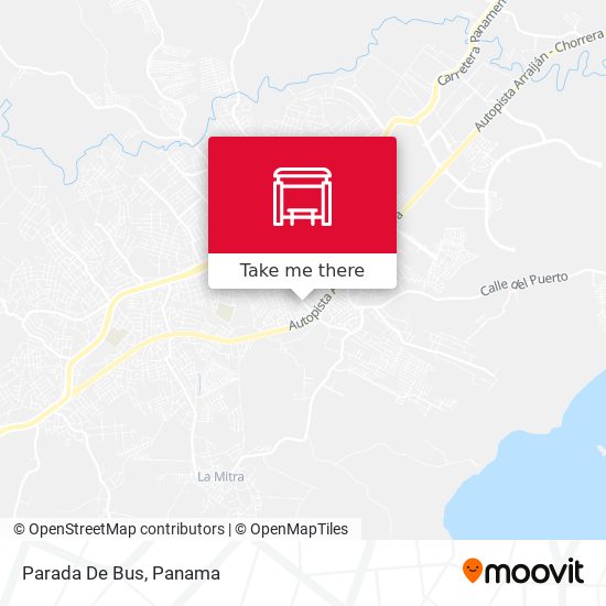 Mapa de Parada De Bus