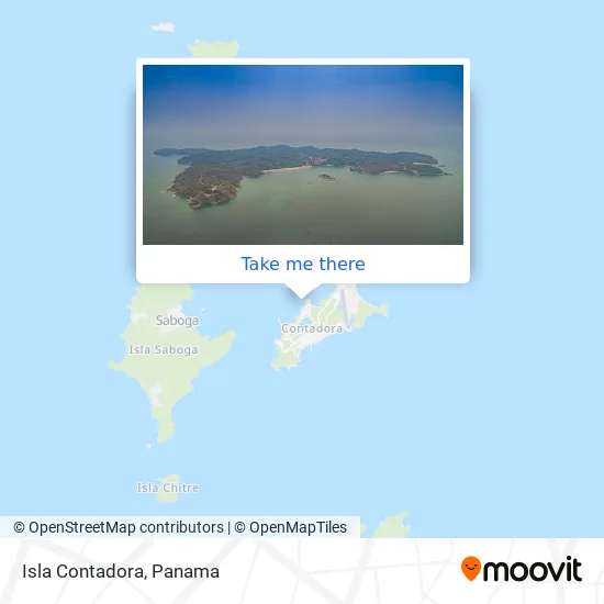 Mapa de Isla Contadora