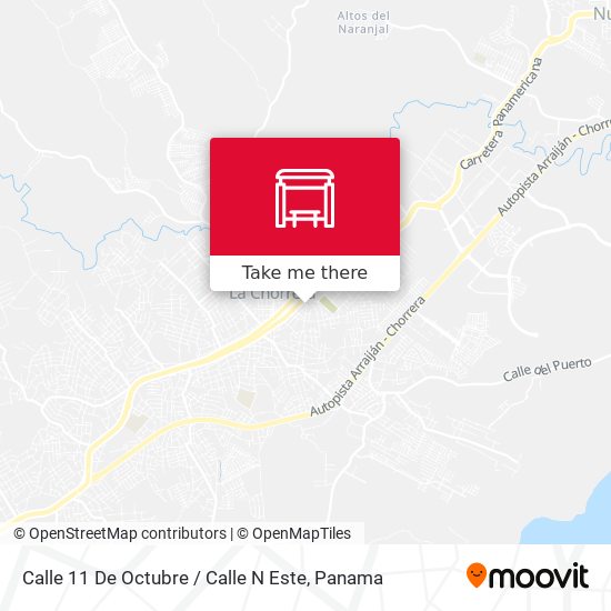 Mapa de Calle 11 De Octubre / Calle N Este