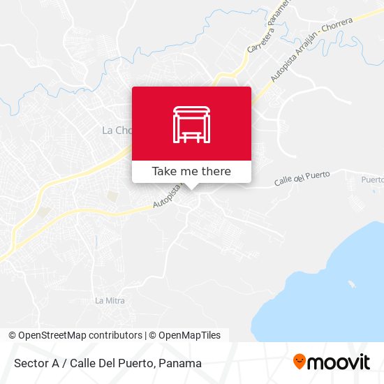 Mapa de Sector A / Calle Del Puerto
