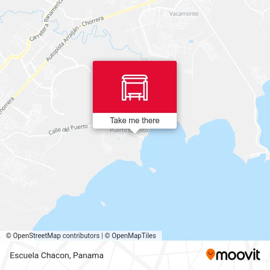 Escuela Chacon map