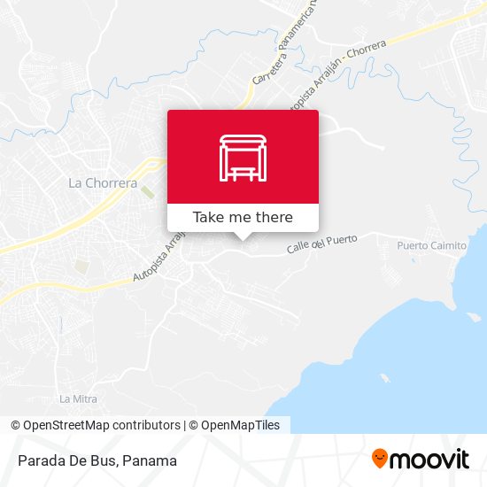 Mapa de Parada De Bus