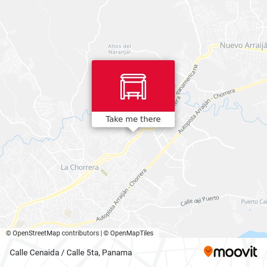 Mapa de Calle Cenaida / Calle 5ta