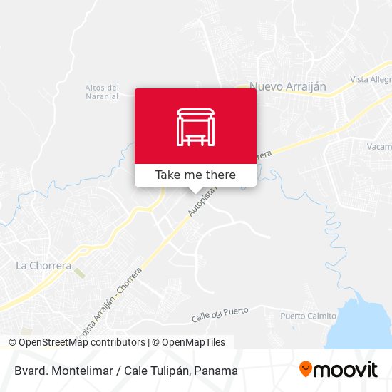 Mapa de Bvard. Montelimar / Cale Tulipán