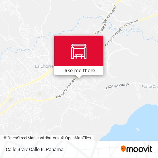 Mapa de Calle 3ra / Calle E