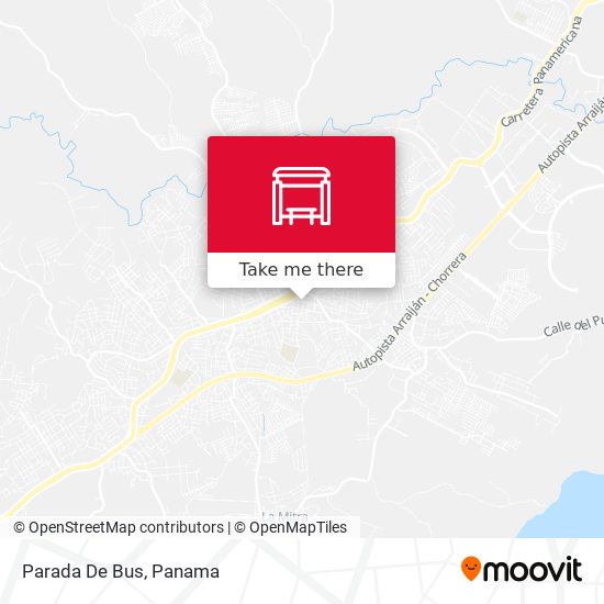 Parada De Bus map