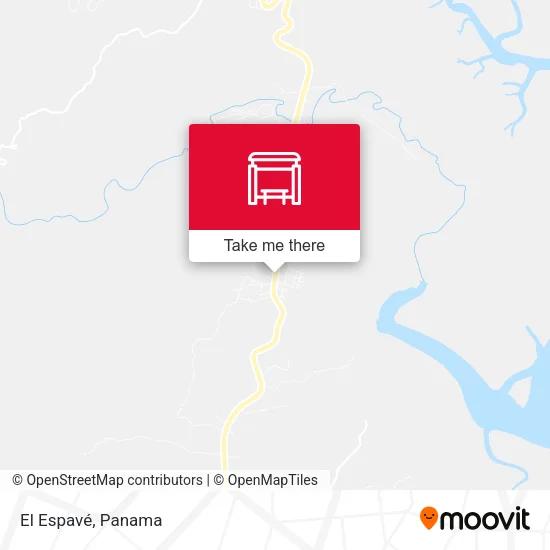 Mapa de El Espavé