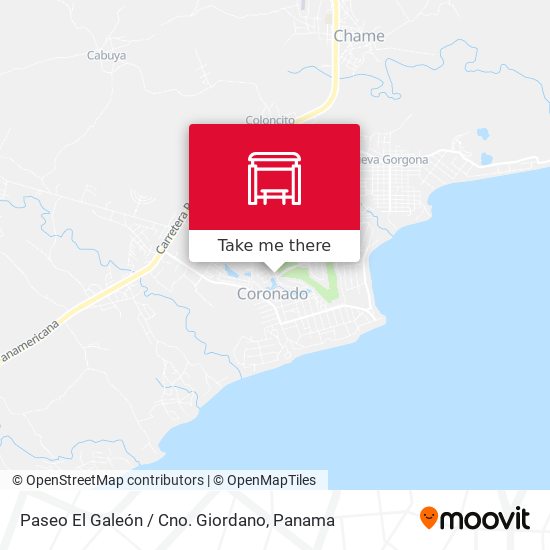 Paseo El Galeón / Cno. Giordano map
