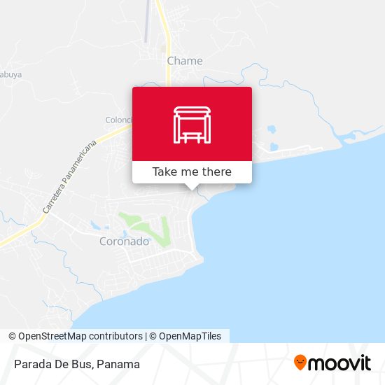 Mapa de Parada De Bus