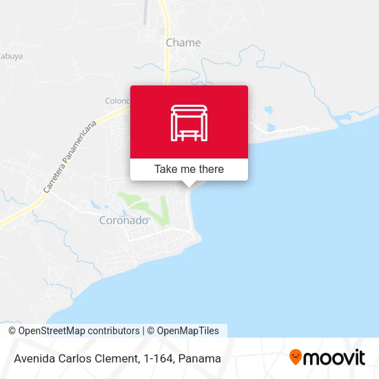 Mapa de Avenida Carlos Clement, 1-164