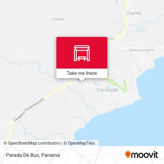 Mapa de Parada De Bus