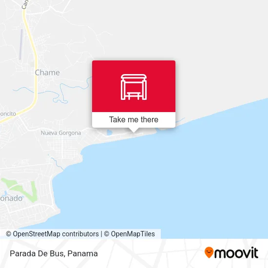 Mapa de Parada De Bus
