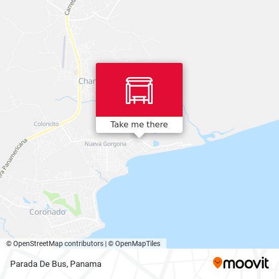 Mapa de Parada De Bus