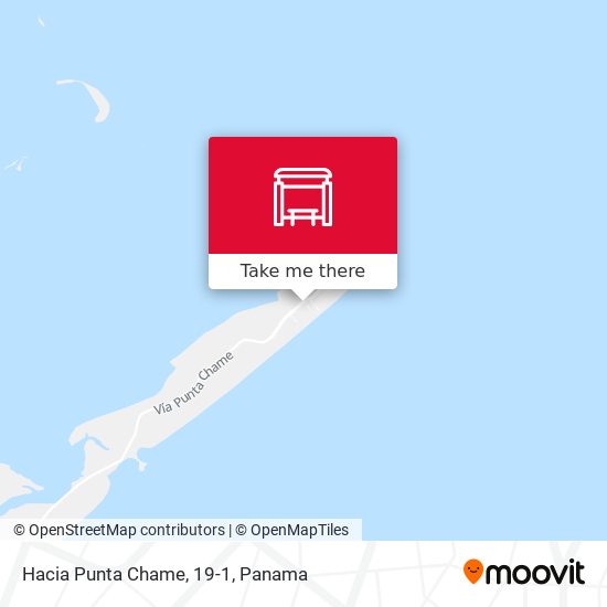 Hacia Punta Chame, 19-1 map