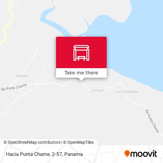 Hacia Punta Chame, 2-57 map