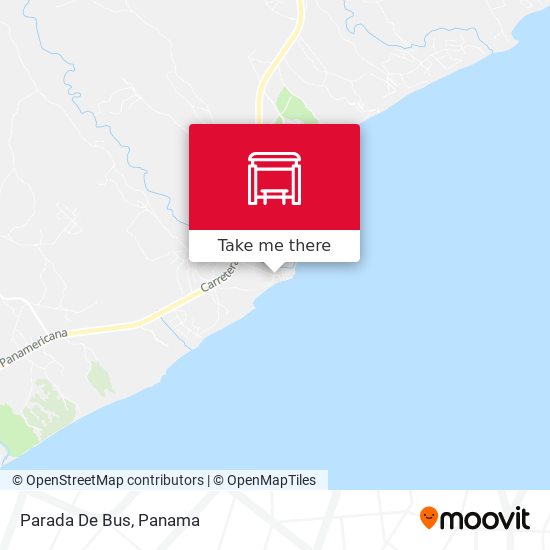 Mapa de Parada De Bus