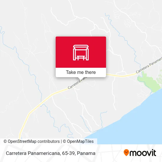 Mapa de Carretera Panamericana, 65-39