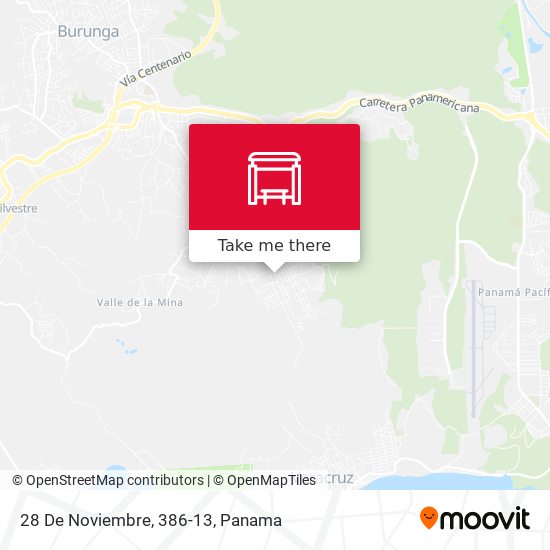 Mapa de 28 De Noviembre, 386-13