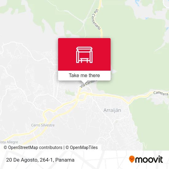 Mapa de 20 De Agosto, 264-1