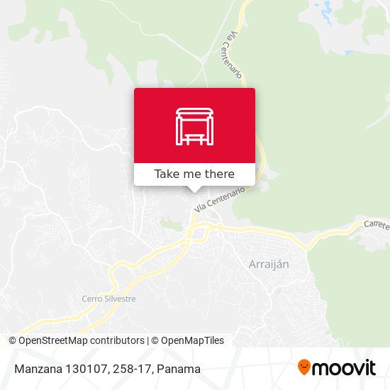 Manzana 130107, 258-17 map
