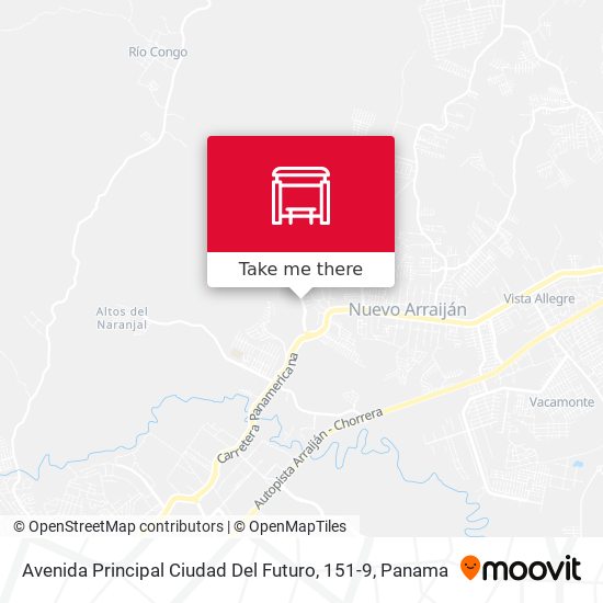 Mapa de Avenida Principal Ciudad Del Futuro, 151-9