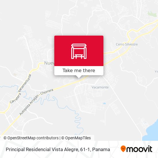 Mapa de Principal Residencial Vista Alegre, 61-1