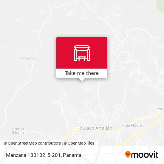 Manzana 130102, 5-201 map
