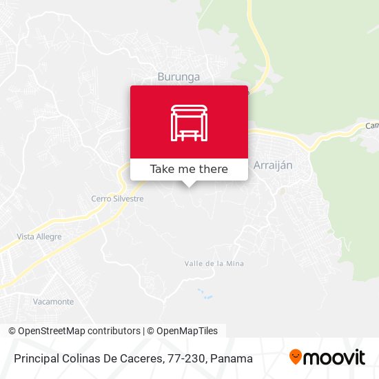 Mapa de Principal Colinas De Caceres, 77-230
