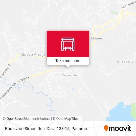 Boulevard Simon Ruiz Diaz, 133-15 map