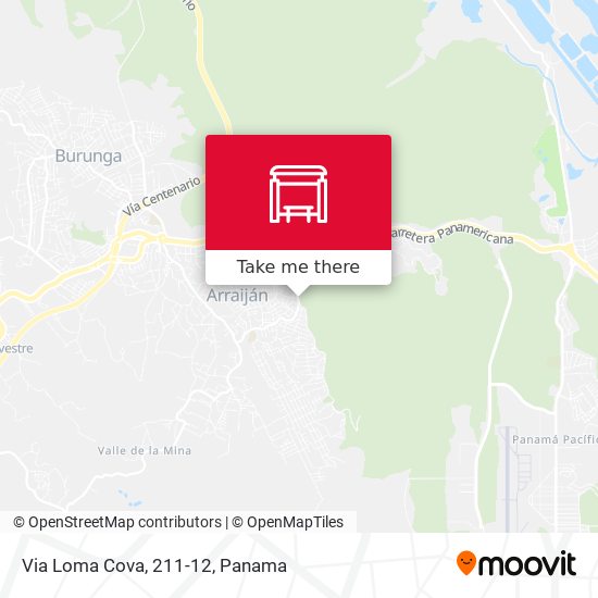 Mapa de Via Loma Cova, 211-12