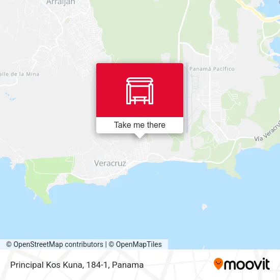 Mapa de Principal Kos Kuna, 184-1
