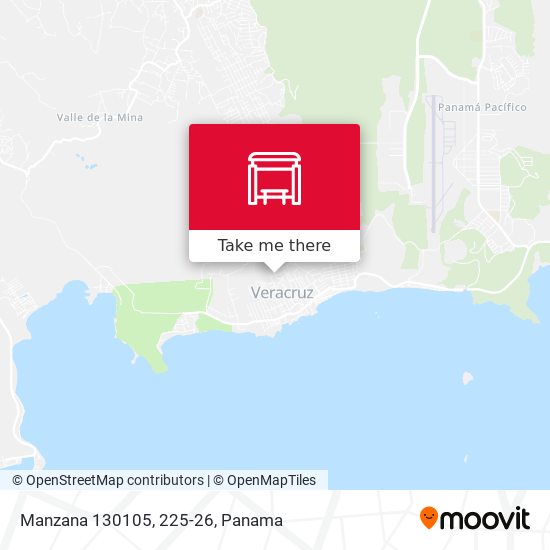 Manzana 130105, 225-26 map
