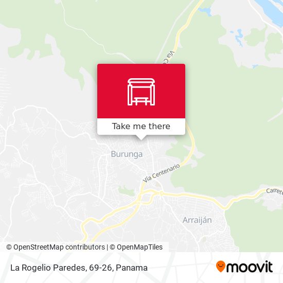 Mapa de La Rogelio Paredes, 69-26