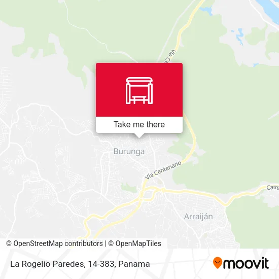 Mapa de La Rogelio Paredes, 14-383
