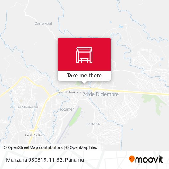 Manzana 080819, 11-32 map