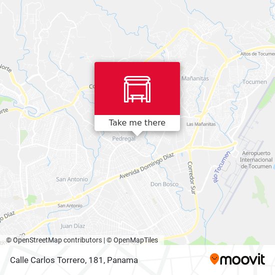 Mapa de Calle Carlos Torrero, 181