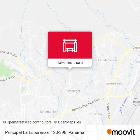 Principal La Esperanza, 123-398 map